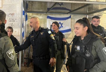 استعدادات شرطة إسرائيل في لواء أورشليم القدس للجمعة الثالثة 